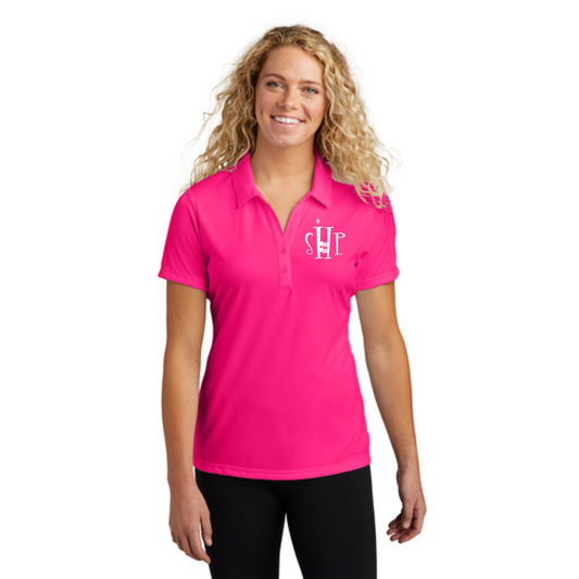 WOMEN'S Official SHP Polo (PINK RASPBERRY) - White or Black Logo