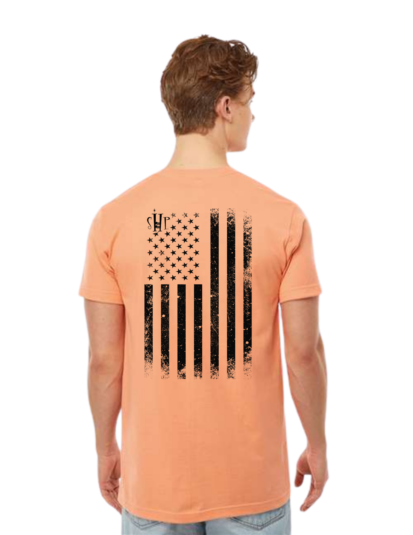 "NEW Graphic Tees" Bunks Across America Flag Unisex T-shirt (All Color Options)