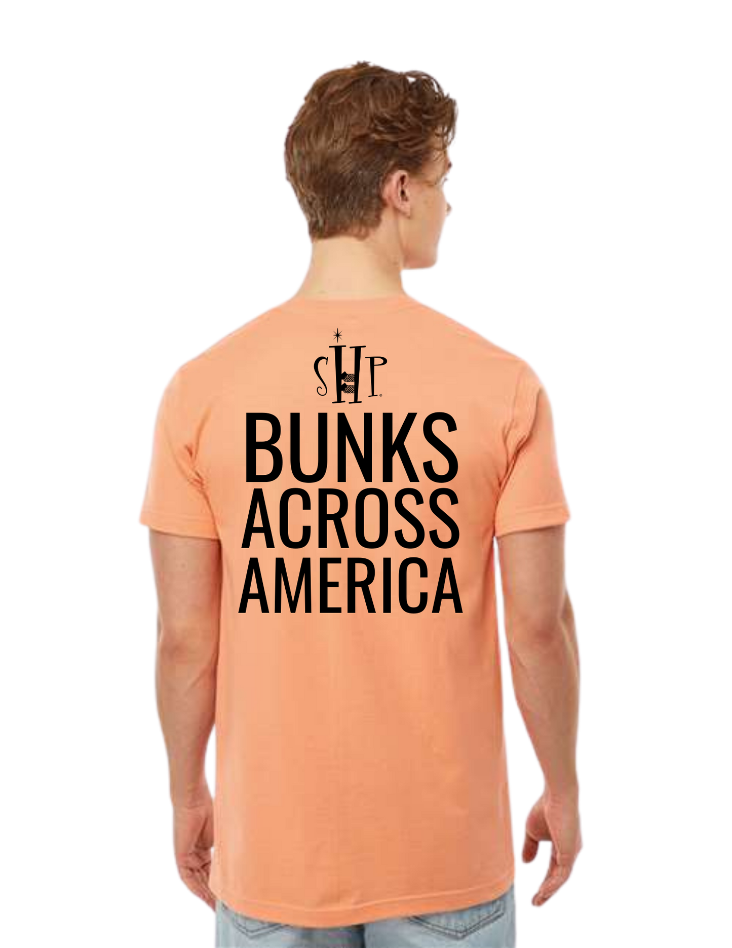 "NEW Graphic Tees" Bunks Across America Font Unisex T-shirt (All Color Options)