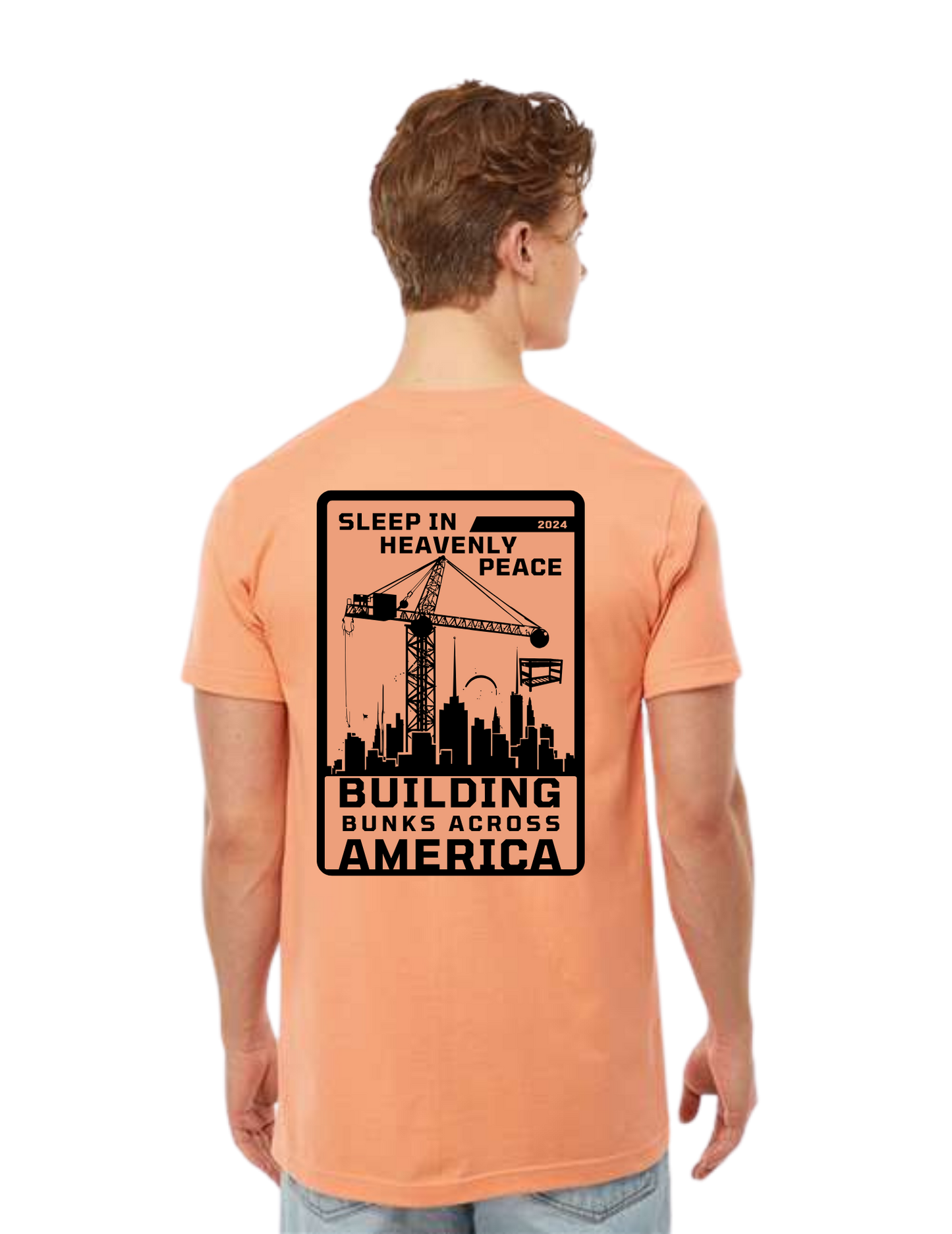 "NEW Graphic Tees" Bunks Across America SkyScraper Unisex T-shirt (All Color Options)