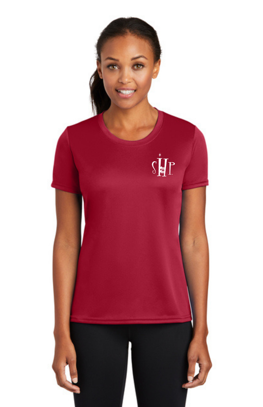 WOMEN'S Short Sleeve Performance (RED)