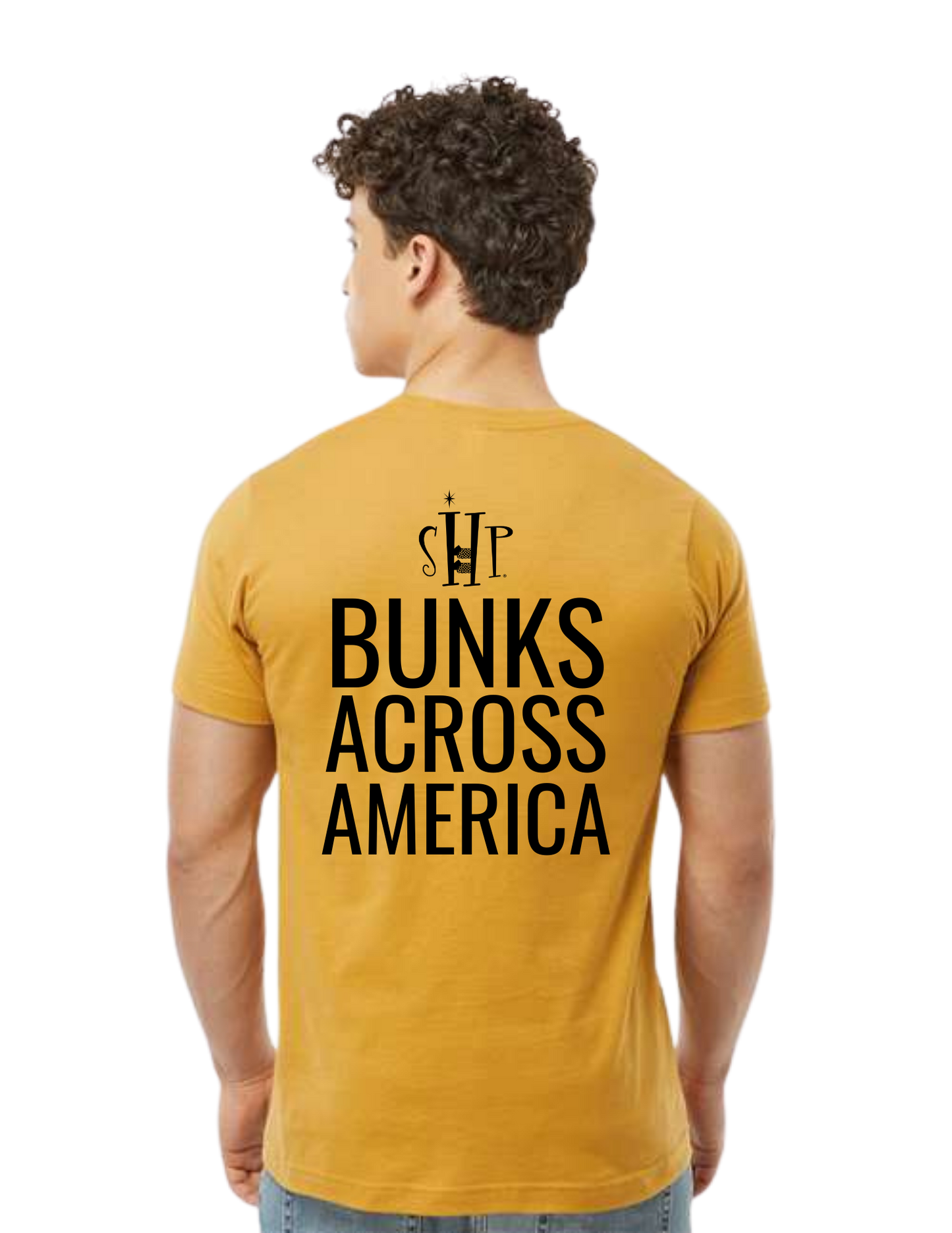 "NEW Graphic Tees" Bunks Across America Font Unisex T-shirt (All Color Options)