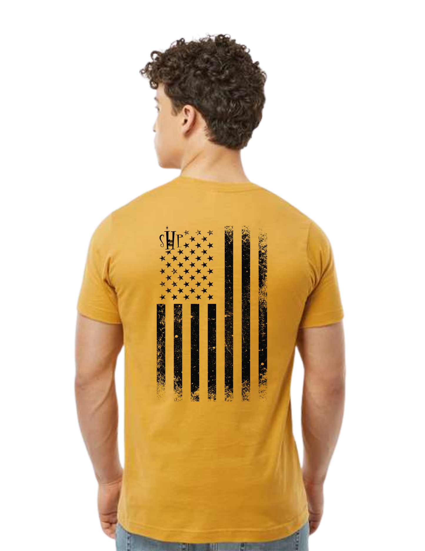 "NEW Graphic Tees" Bunks Across America Flag Unisex T-shirt (All Color Options)