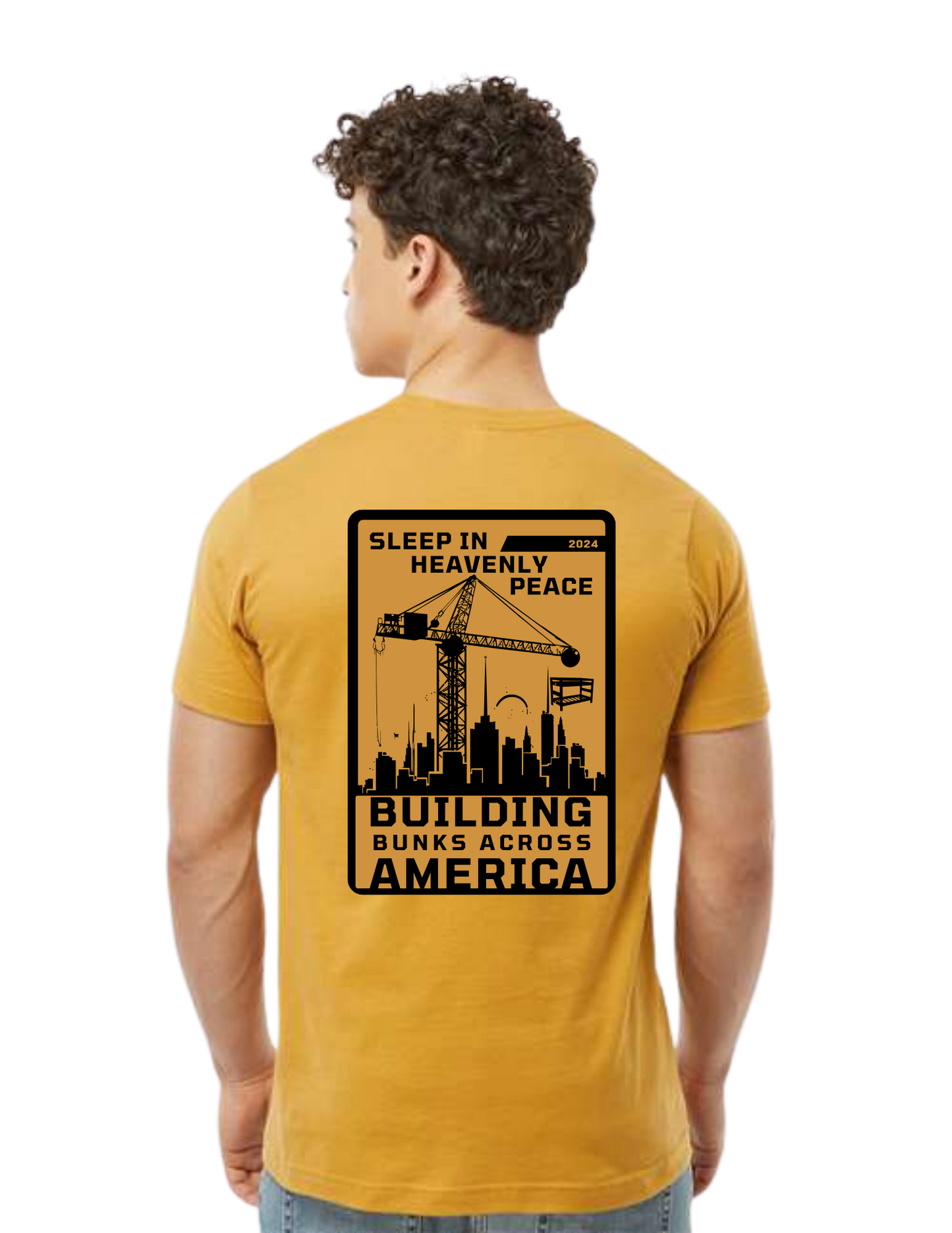 "NEW Graphic Tees" Bunks Across America SkyScraper Unisex T-shirt (All Color Options)