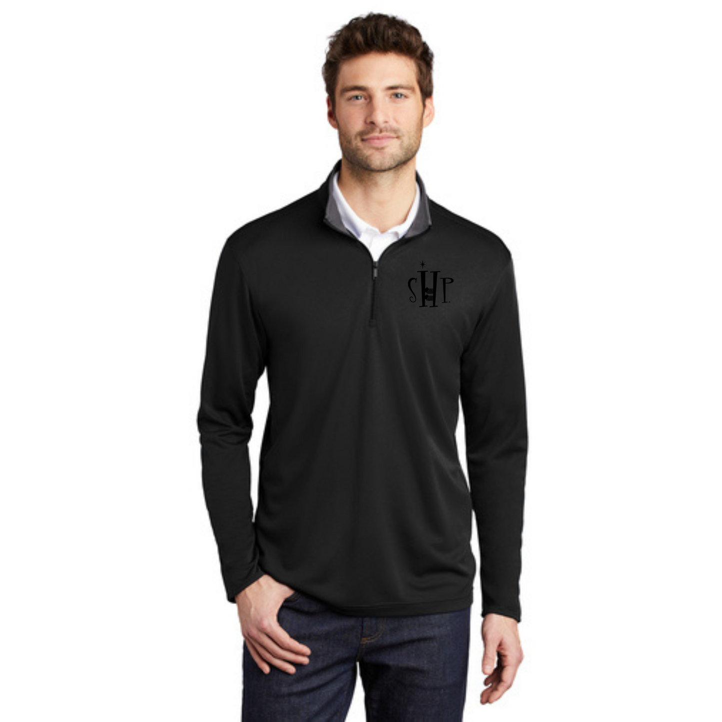 "NEW" SHP 1/4 Zip Long Sleeve