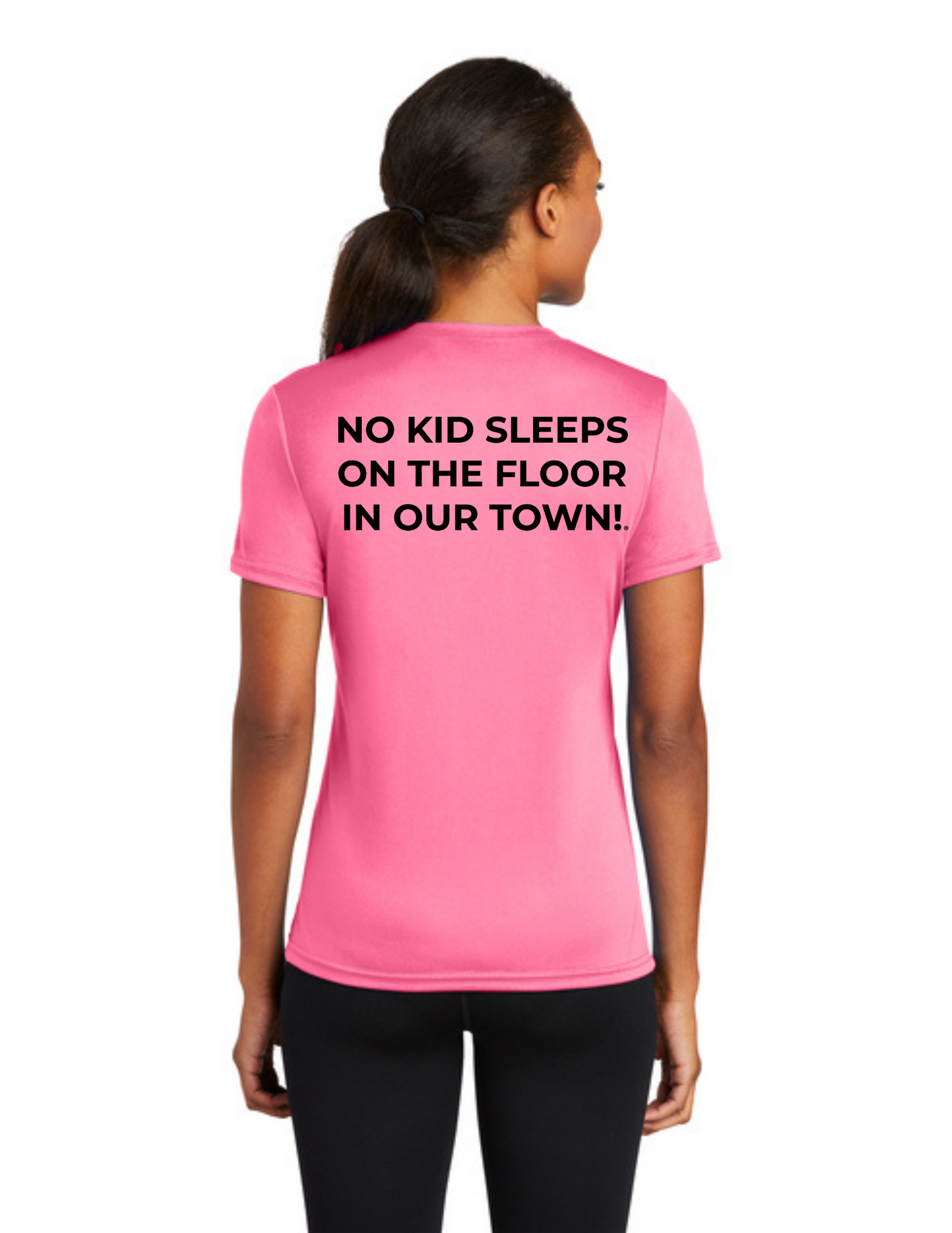 LEGACY - (WOMEN’S) Short Sleeve UV Performance Shirt (NEON PINK) - "SLEEP CIRCLE" LOGO