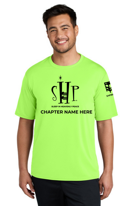 Chapter - ADULT Performance UV Short Sleeve (NEON GREEN) - "CHAPTER NAME"