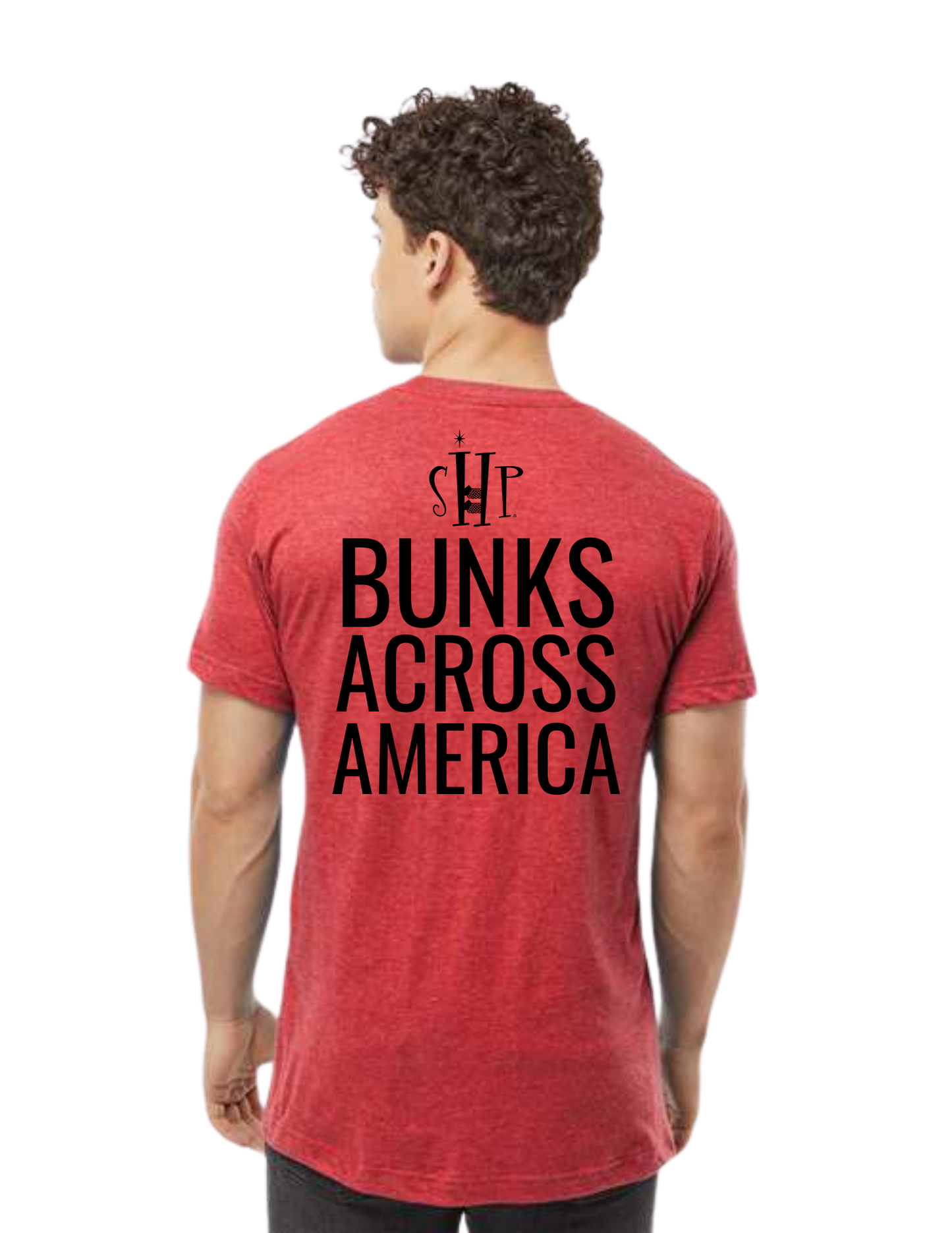 "NEW Graphic Tees" Bunks Across America Font Unisex T-shirt (All Color Options)