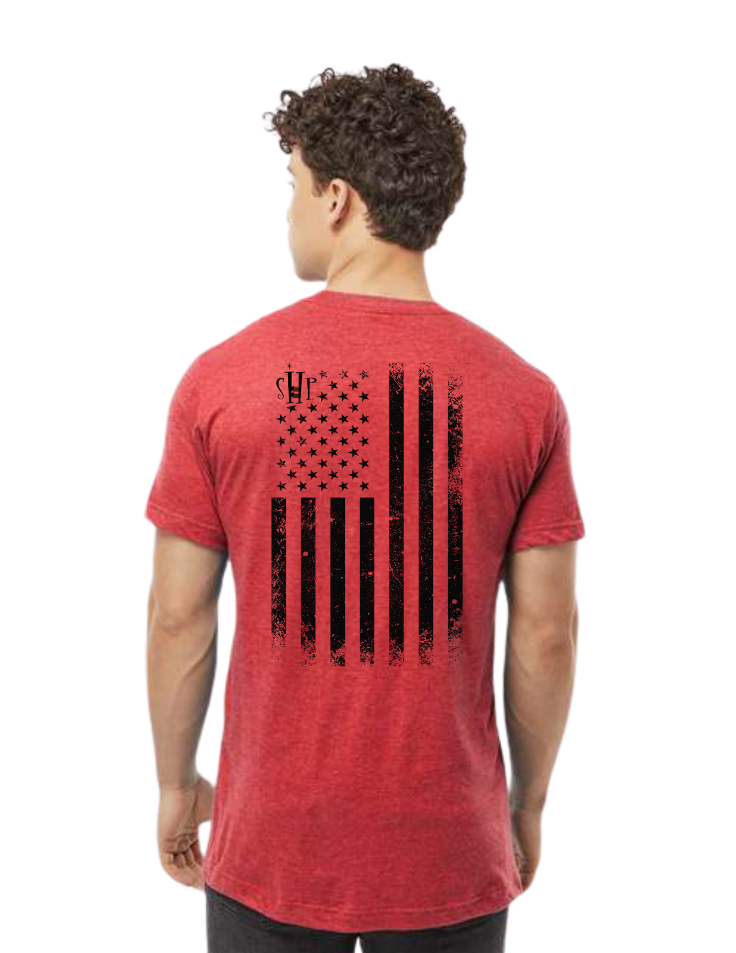 "NEW Graphic Tees" Bunks Across America Flag Unisex T-shirt (All Color Options)