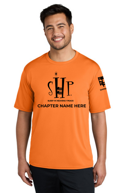 Chapter - ADULT Performance UV Short Sleeve (NEON ORANGE) - "CHAPTER NAME"