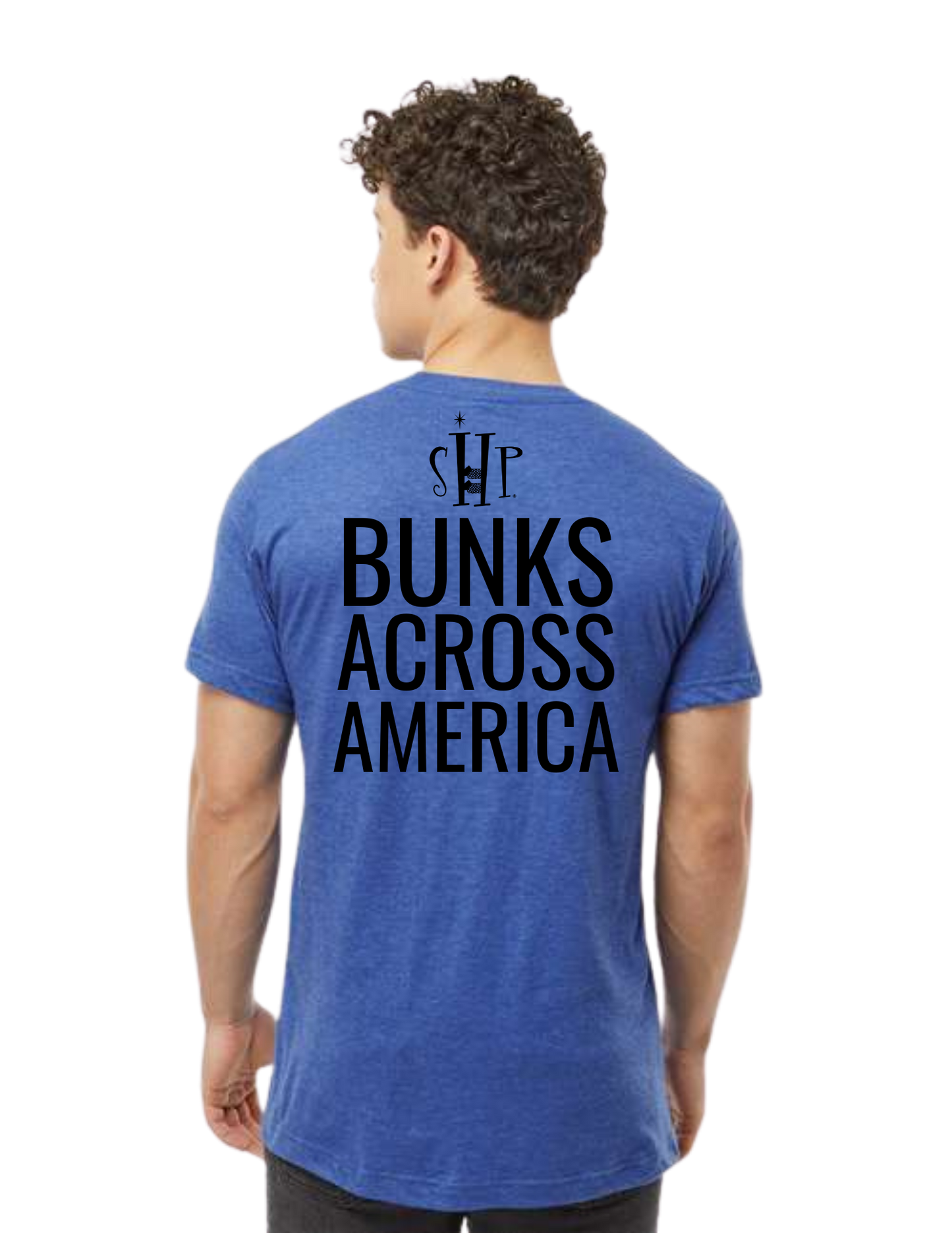 "NEW Graphic Tees" Bunks Across America Font Unisex T-shirt (All Color Options)