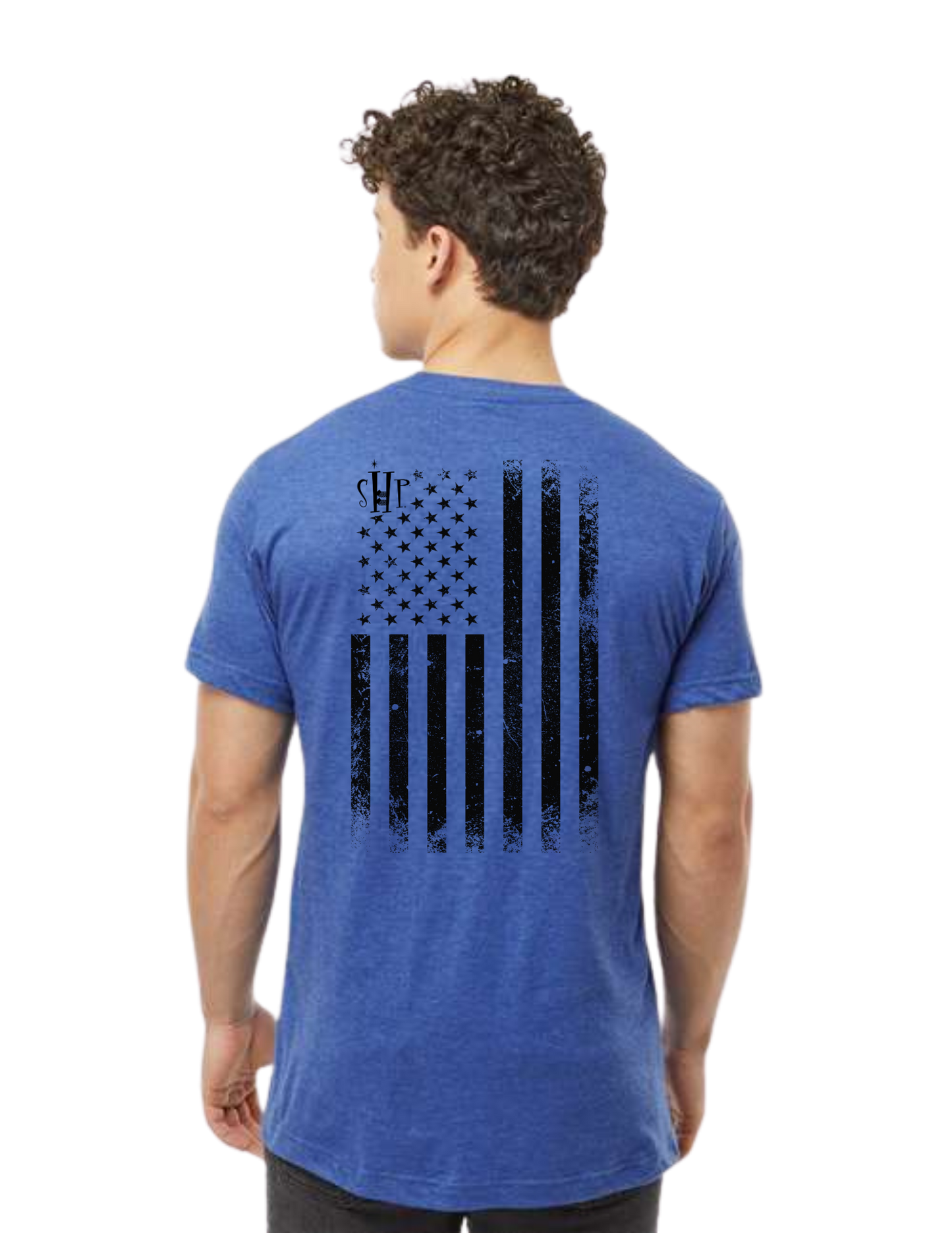 "NEW Graphic Tees" Bunks Across America Flag Unisex T-shirt (All Color Options)