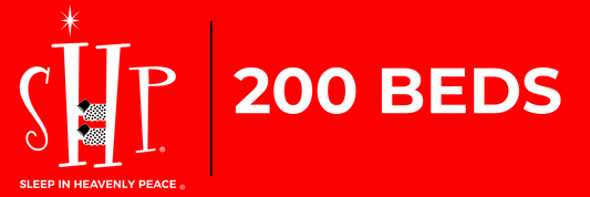 SHP 200 BEDS Stickers - 20 Pack - 2"x6" Bumper Sticker