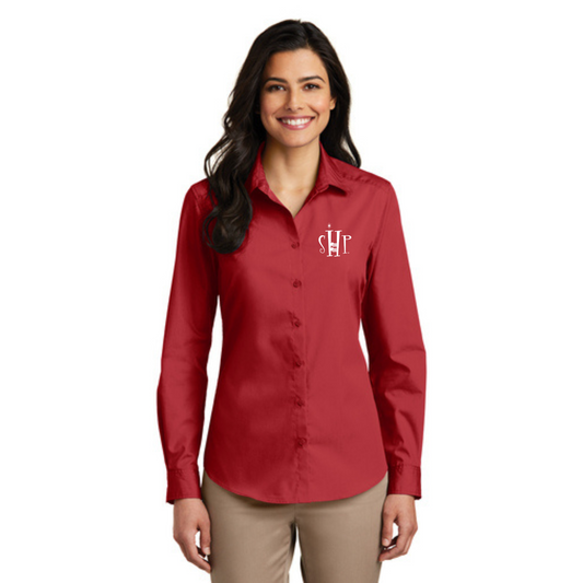 "NEW" Official SHP Long Sleeve Button Down Shirt - Women's (All Colorways)