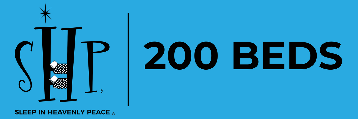 SHP 200 BEDS Stickers - 20 Pack - 2"x6" Bumper Sticker