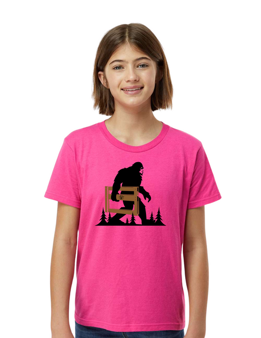 LEGACY - YOUTH Tee (FUCHSIA) - “SASQUATCH" LOGO