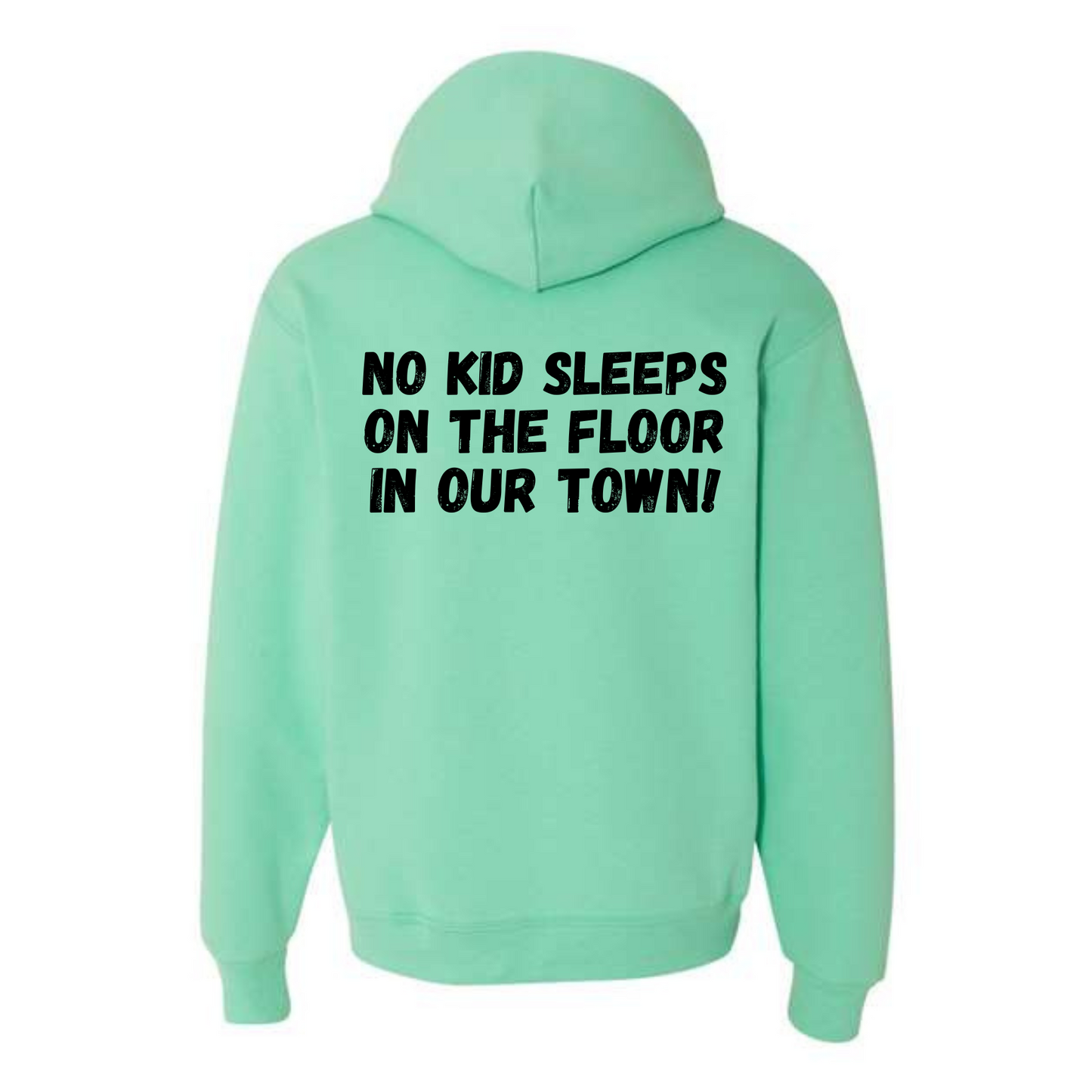 "NEW" The Classic! No Kid Sleeps on The Floor Logo Hoodie (All Colorways)