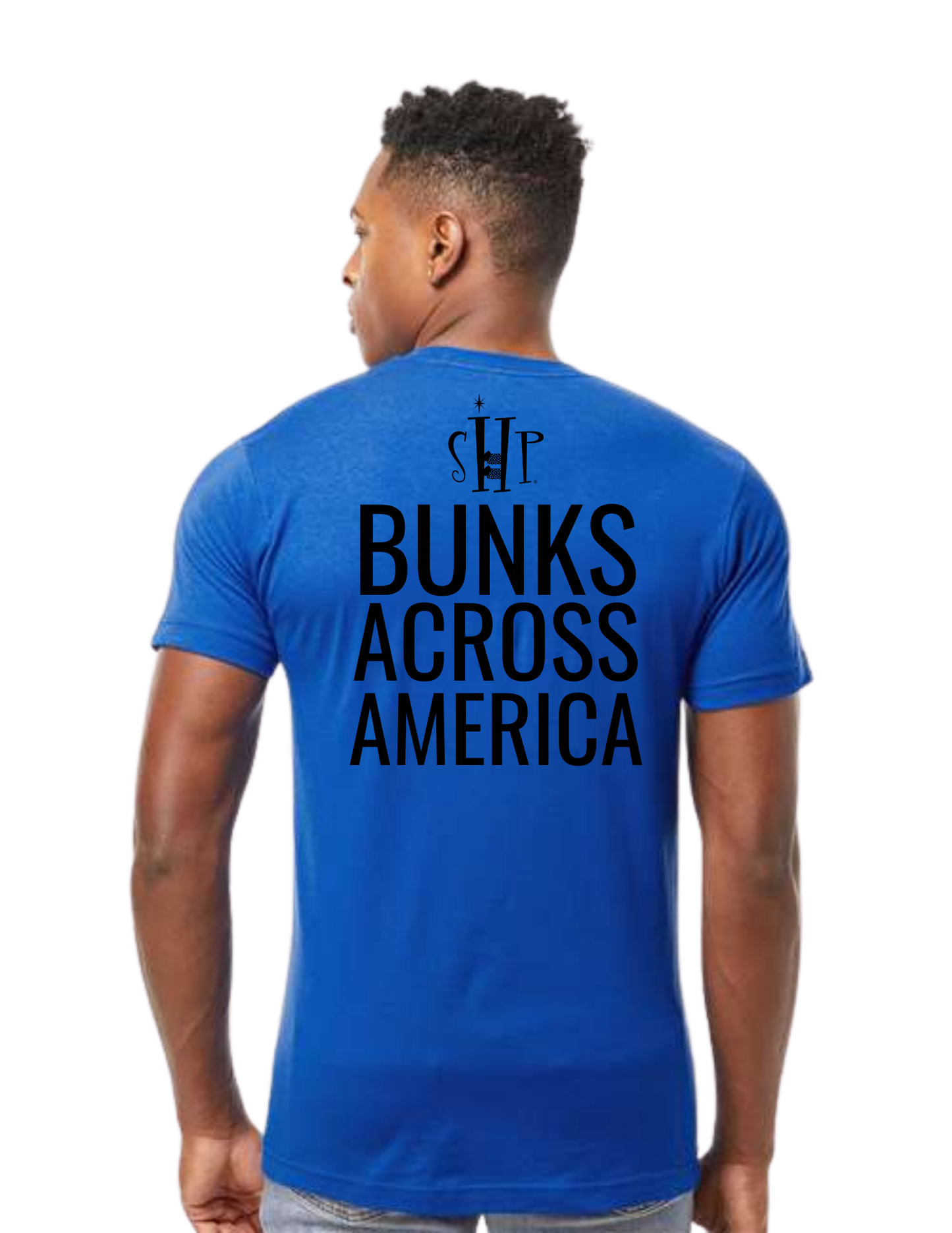 "NEW Graphic Tees" Bunks Across America Font Unisex T-shirt (All Color Options)