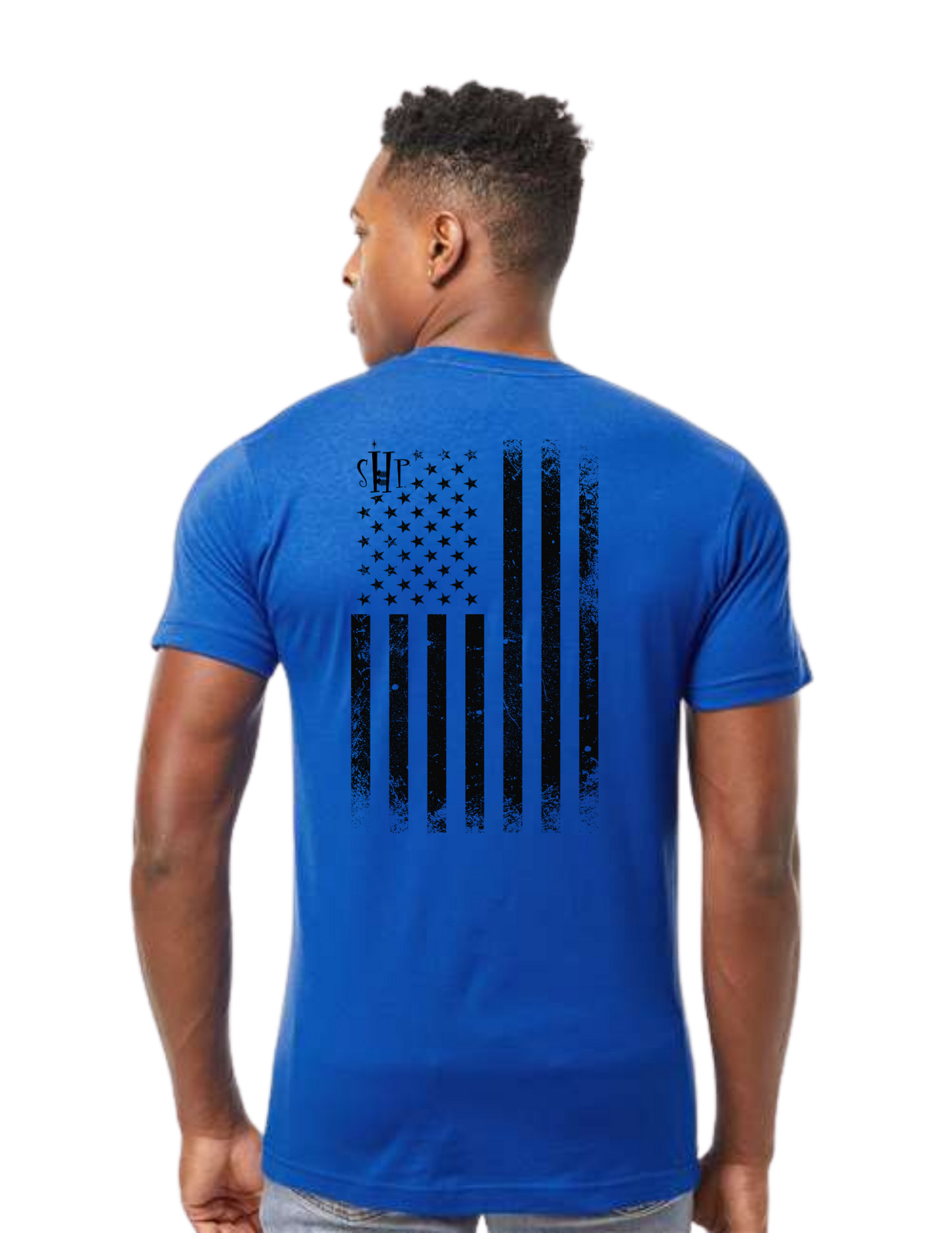 "NEW Graphic Tees" Bunks Across America Flag Unisex T-shirt (All Color Options)