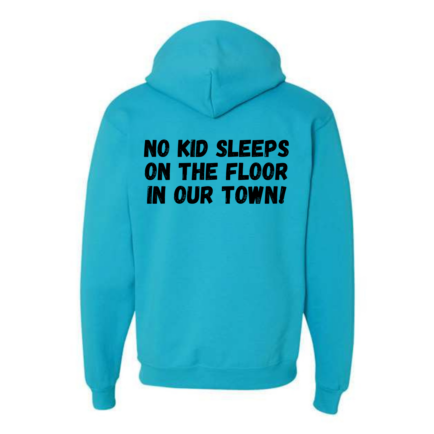 "NEW" The Classic! No Kid Sleeps on The Floor Logo Hoodie (All Colorways)