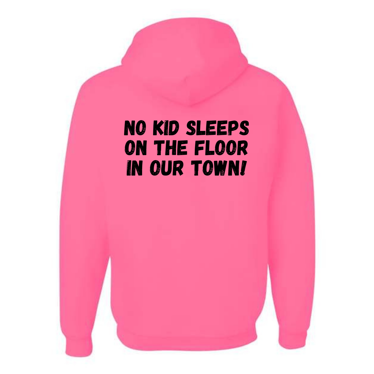 "NEW" The Classic! No Kid Sleeps on The Floor Logo Hoodie (All Colorways)