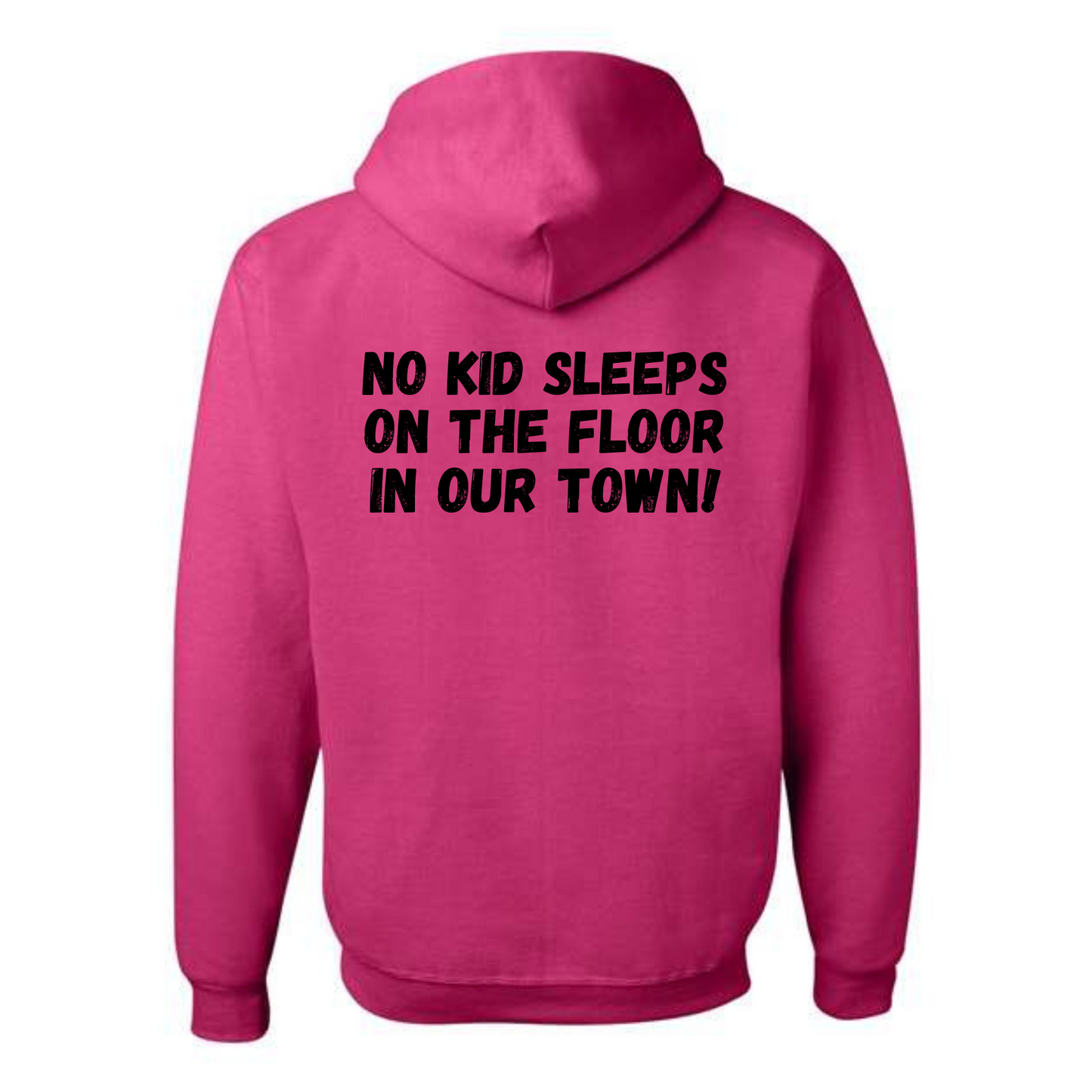 "NEW" The Classic! No Kid Sleeps on The Floor Logo Hoodie (All Colorways)