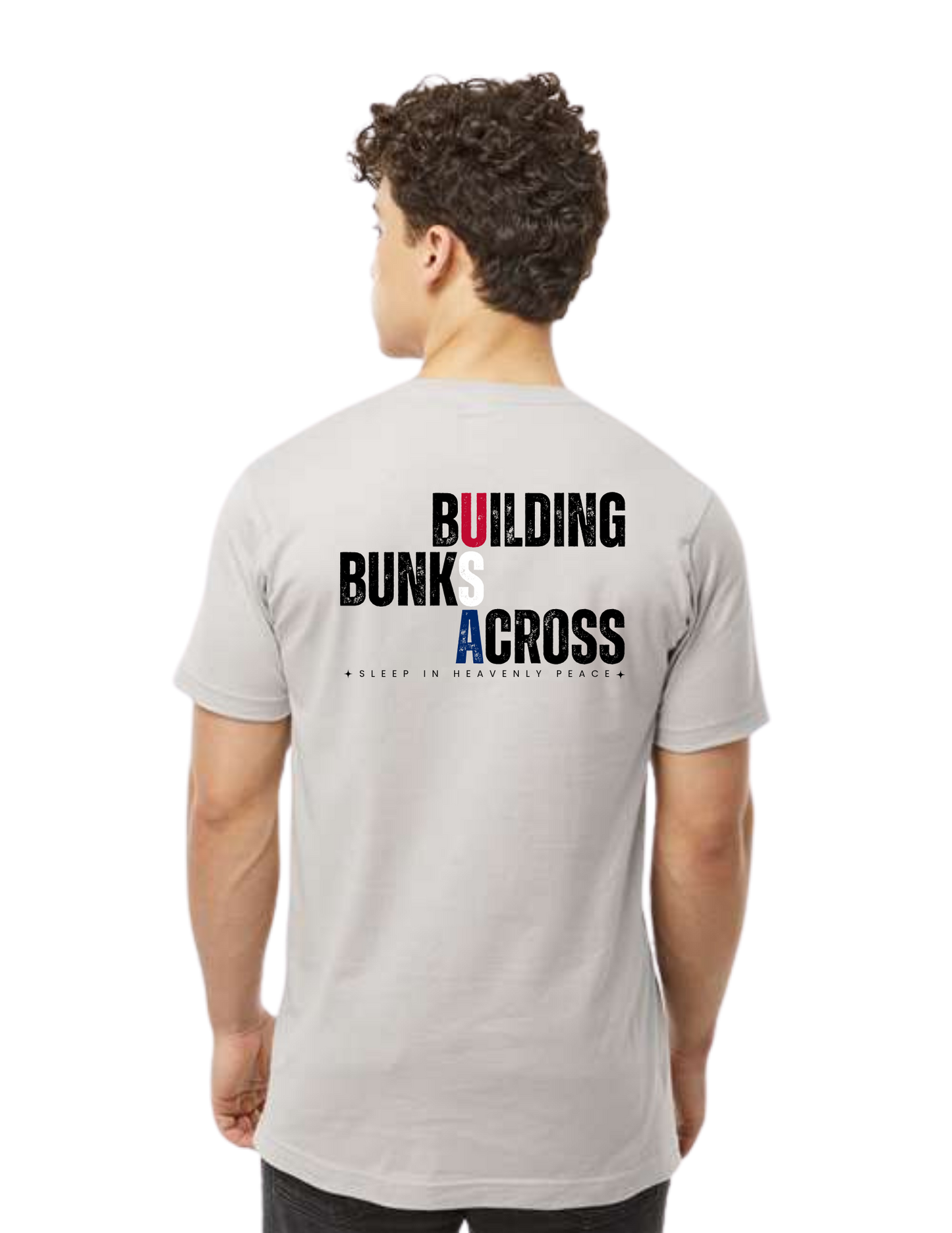 "NEW Graphic Tees" Building Bunks Across America Unisex T-shirt (All Color Options)