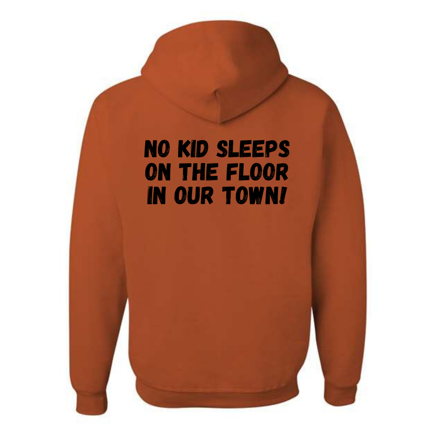 "NEW" The Classic! No Kid Sleeps on The Floor Logo Hoodie (All Colorways)