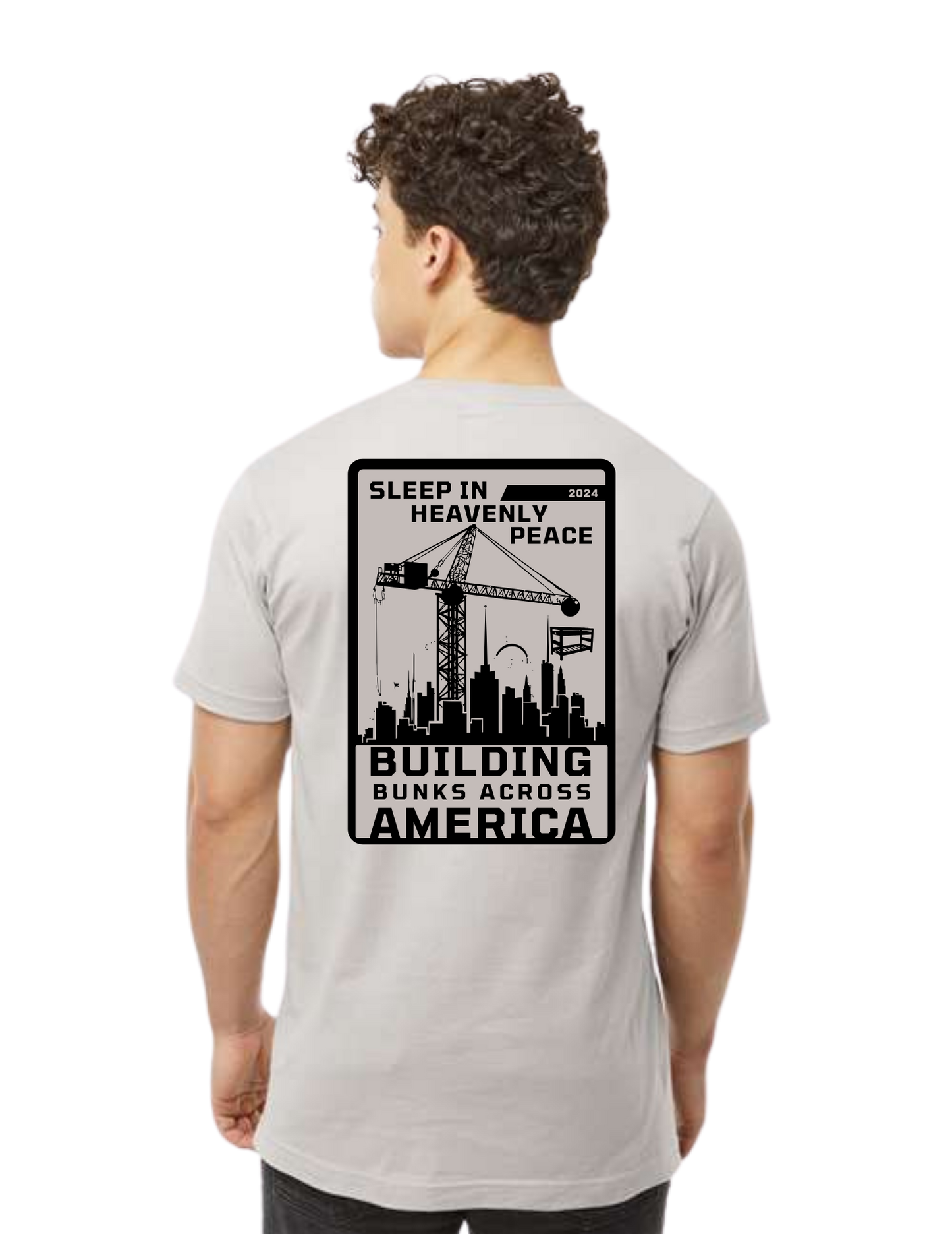 "NEW Graphic Tees" Bunks Across America SkyScraper Unisex T-shirt (All Color Options)