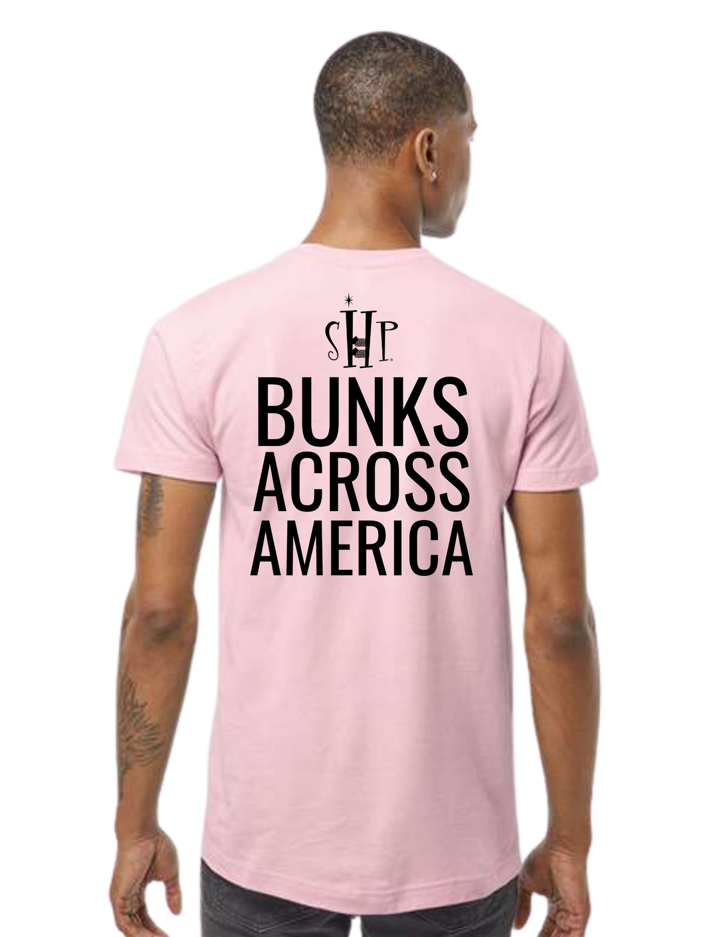 "NEW Graphic Tees" Bunks Across America Font Unisex T-shirt (All Color Options)