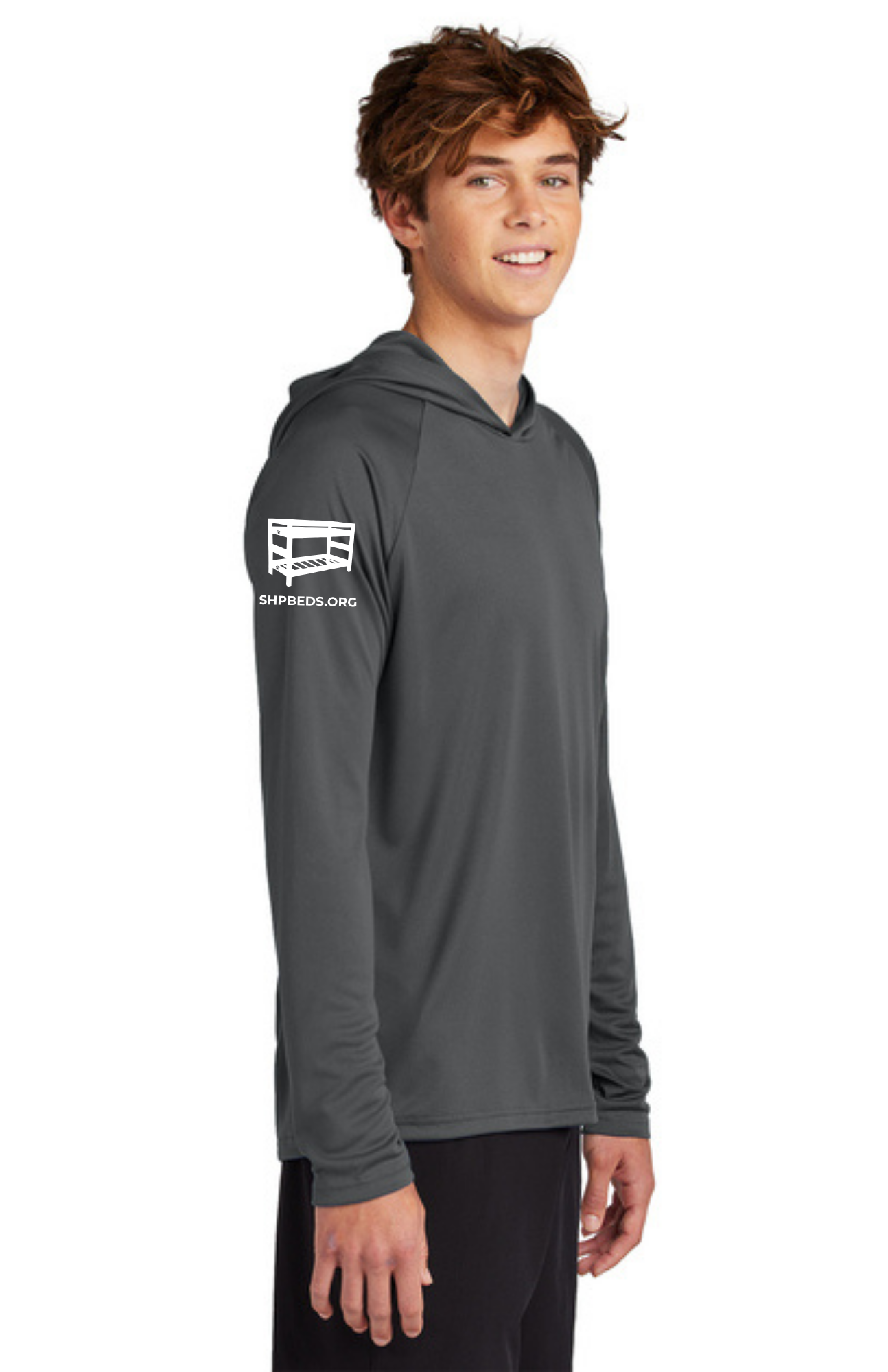 Chapter ADULT Hooded Performance Pullover (CHARCOAL)