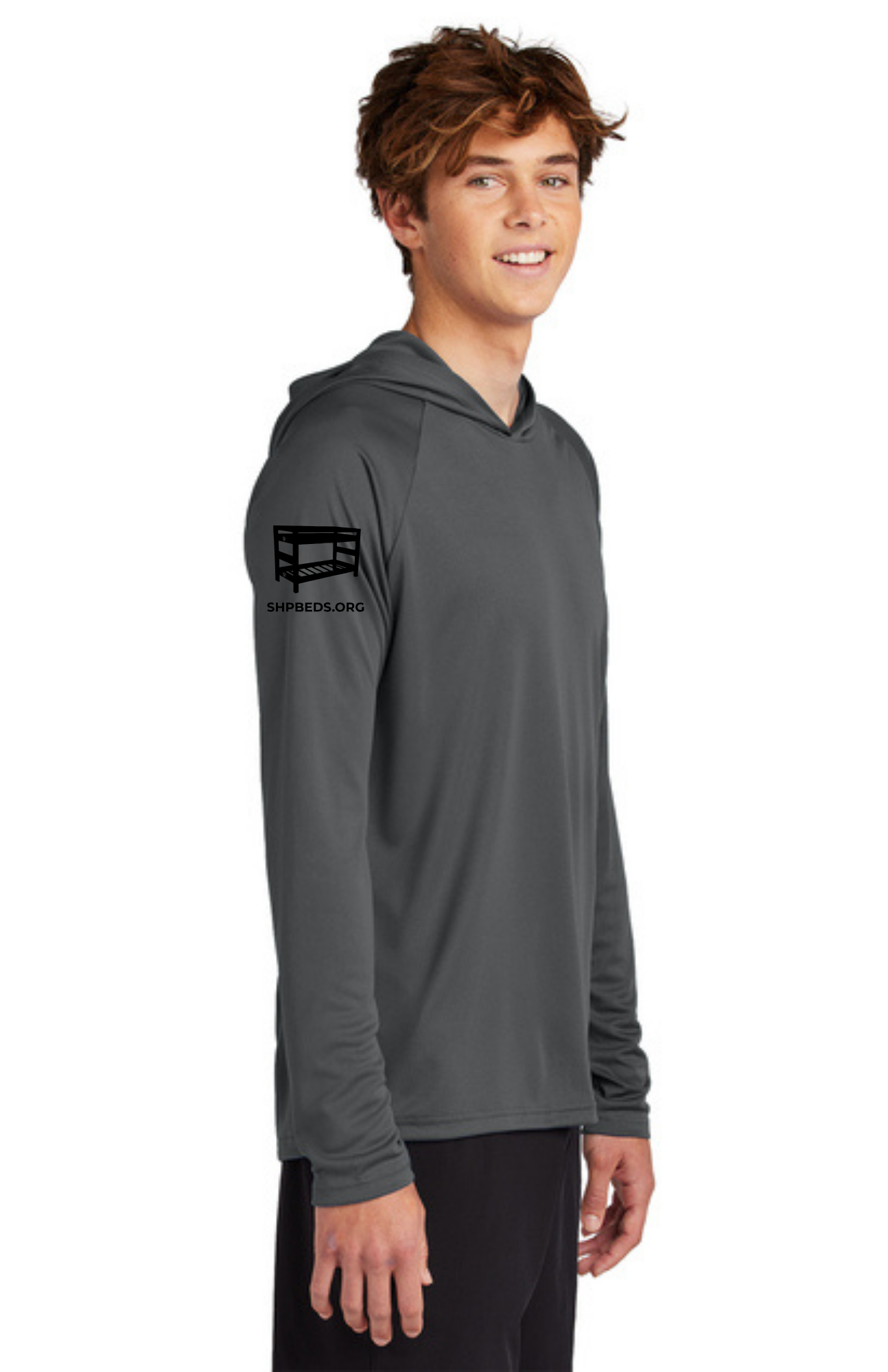 Chapter ADULT Hooded Performance Pullover (CHARCOAL)