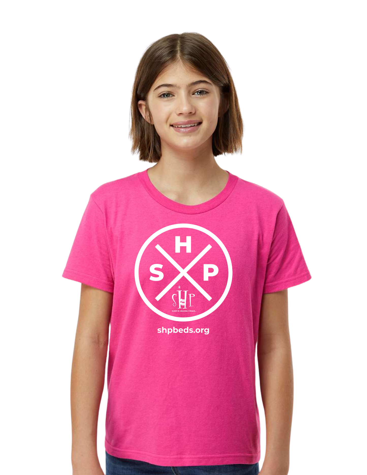 LEGACY - YOUTH Tee (FUCHSIA) - “SLEEP CIRCLE” LOGO