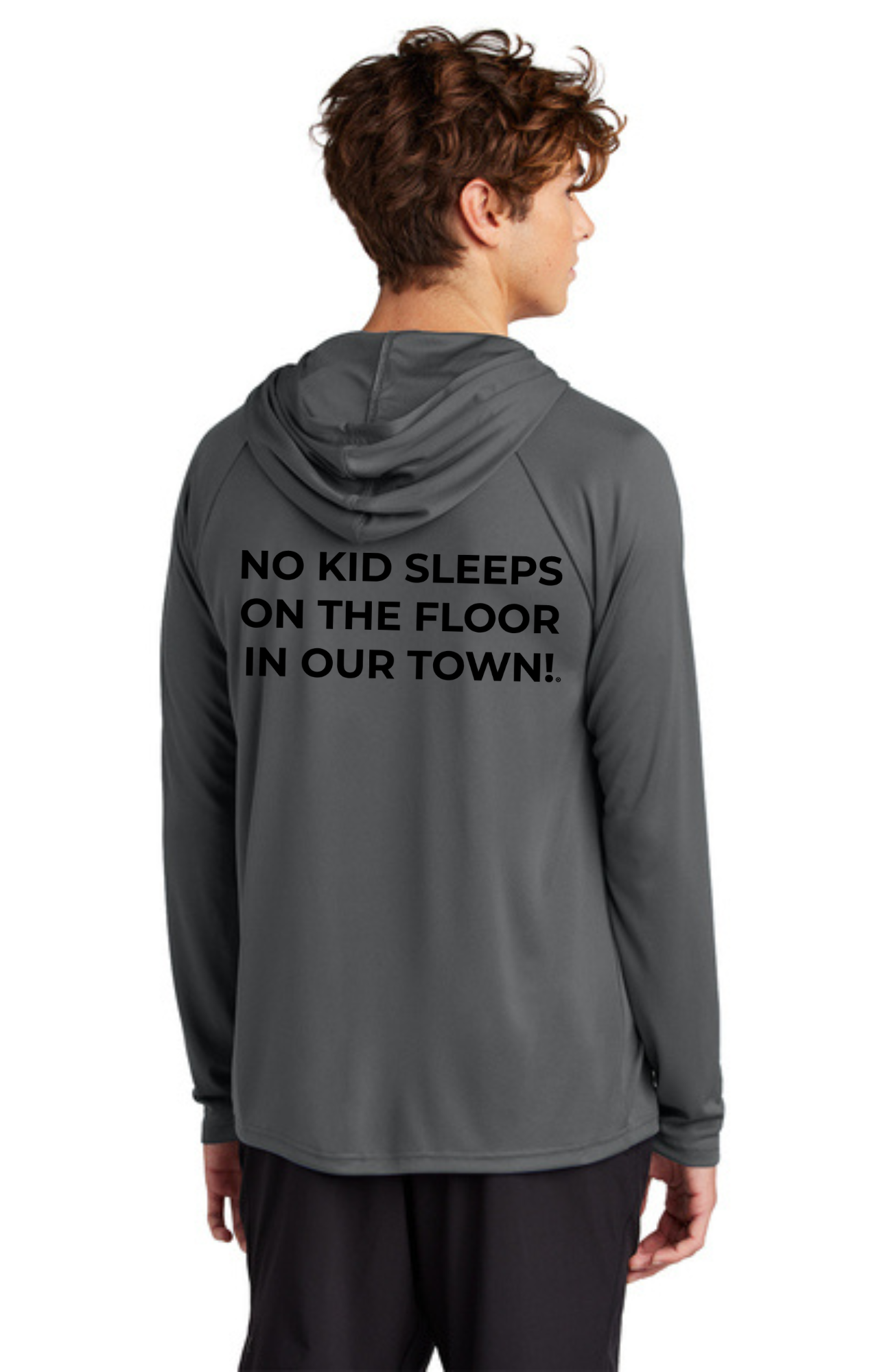 Chapter ADULT Hooded Performance Pullover (CHARCOAL)