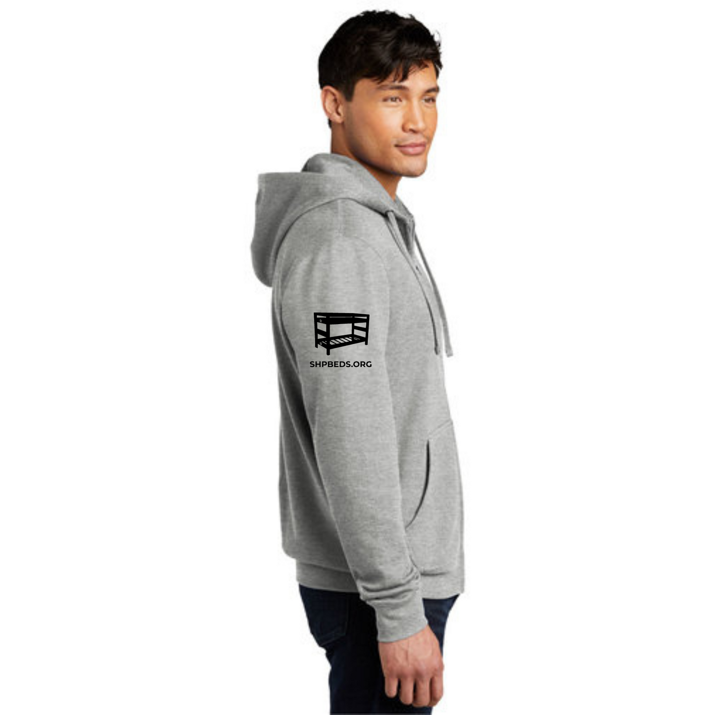 "NEW" Official SHP Zip Hoodie - (Heather Grey)