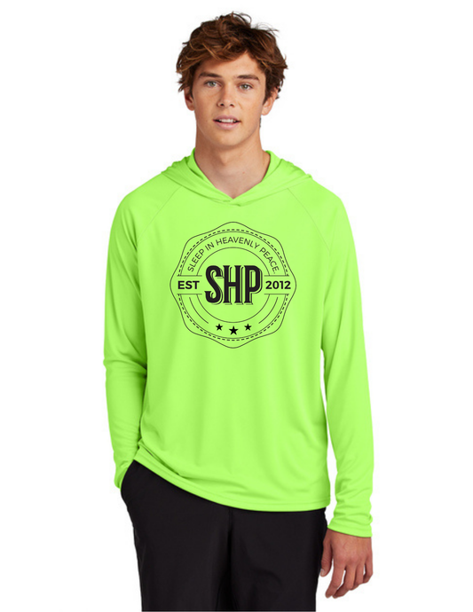 LEGACY - Hooded Performance UV Pullover (NEON GREEN) - "ESTABLISHED" LOGO
