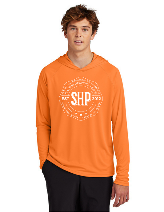 LEGACY - Hooded Performance UV Pullover (NEON ORANGE) - "ESTABLISHED" LOGO