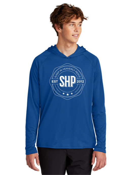 LEGACY - Hooded Performance UV Pullover (TRUE ROYAL) - "ESTABLISHED" LOGO
