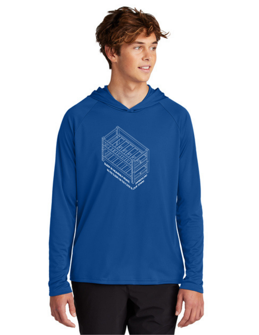 LEGACY - Hooded Performance UV Pullover (TRUE ROYAL) - "SHELDON" LOGO