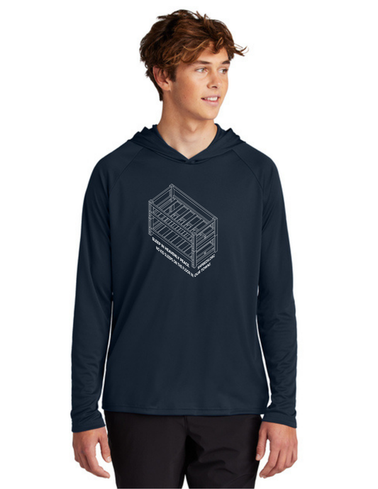 LEGACY - Hooded Performance UV Pullover (TRUE NAVY) - "SHELDON" LOGO