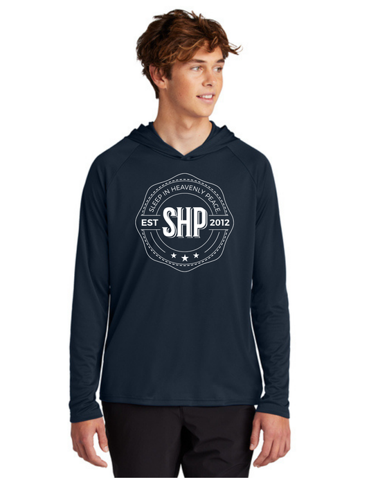 LEGACY - Hooded Performance UV Pullover (TRUE NAVY) - "ESTABLISHED" LOGO