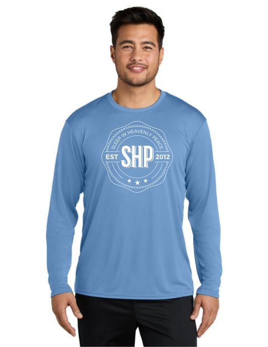 LEGACY - Long Sleeve Performance UV Shirt (CAROLINA BLUE)  - "ESTABLISHED" LOGO