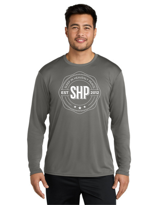 LEGACY - Long Sleeve Performance UV Shirt (GREY CONCRETE)  - "ESTABLISHED" LOGO