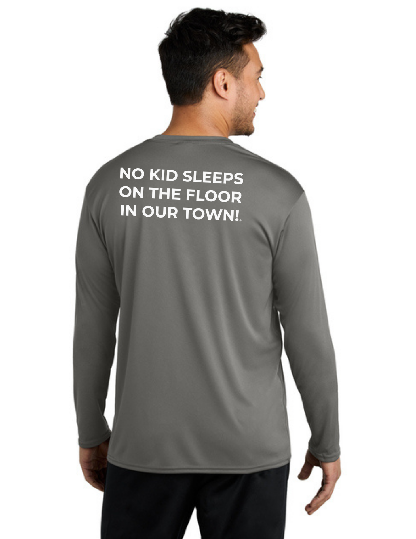 LEGACY - Long Sleeve Performance UV Shirt (GREY CONCRETE)  - "ESTABLISHED" LOGO