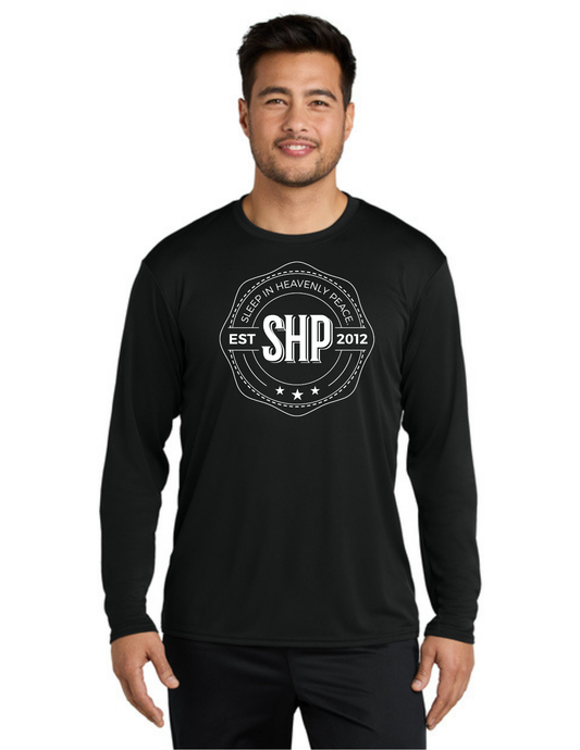 LEGACY - Long Sleeve Performance UV Shirt (JET BLACK)  - "ESTABLISHED" LOGO