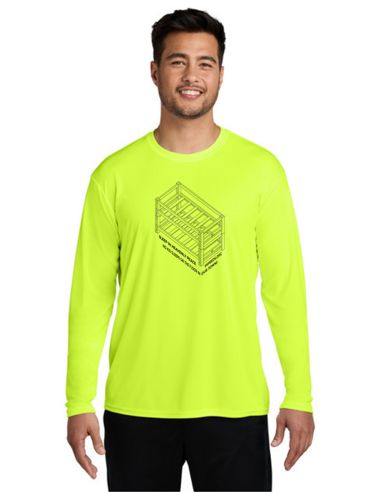 LEGACY - Long Sleeve Performance UV Shirt (NEON YELLOW)  - "SHELDON" LOGO