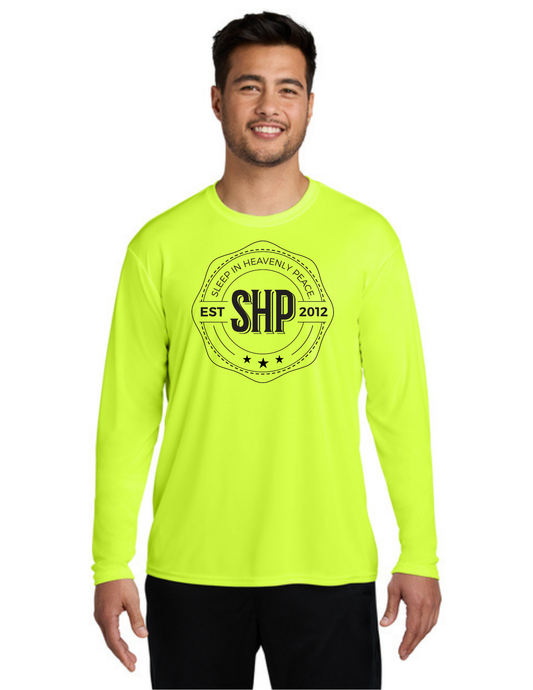 LEGACY - Long Sleeve Performance UV Shirt (NEON YELLOW)  - "ESTABLISHED" LOGO