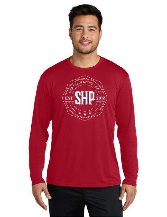 LEGACY - Long Sleeve Performance UV Shirt (RED)  - "ESTABLISHED" LOGO