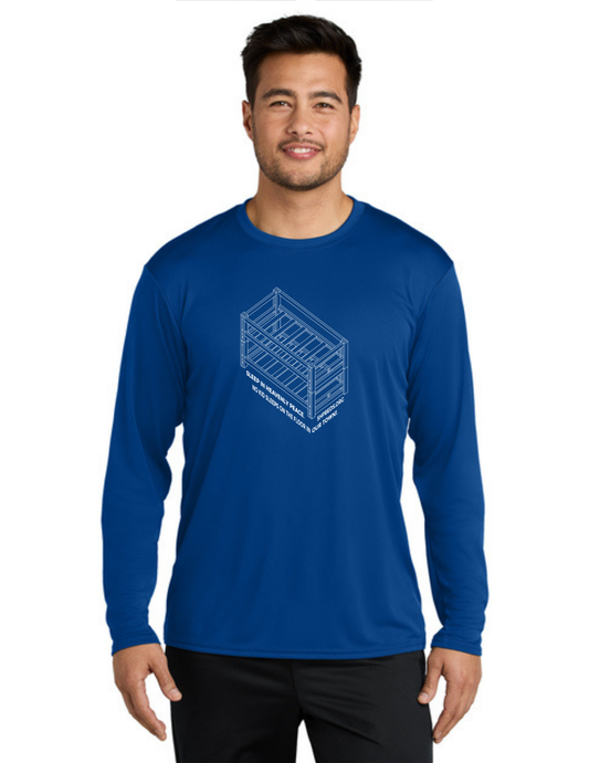 LEGACY - Long Sleeve Performance UV Shirt (TRUE ROYAL)  - "SHELDON" LOGO