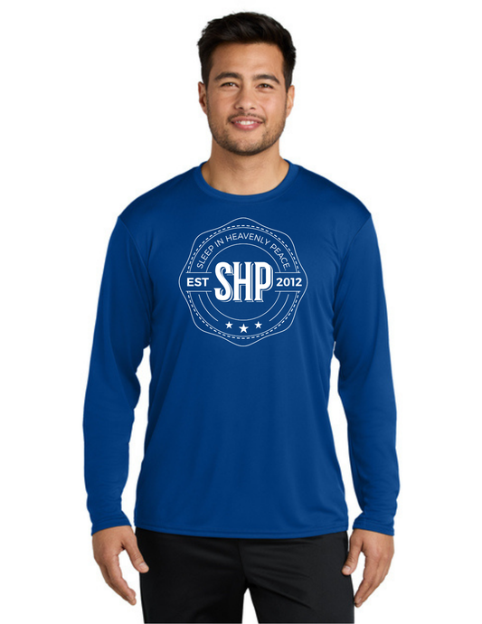 LEGACY - Long Sleeve Performance UV Shirt (TRUE ROYAL)  - "ESTABLISHED" LOGO